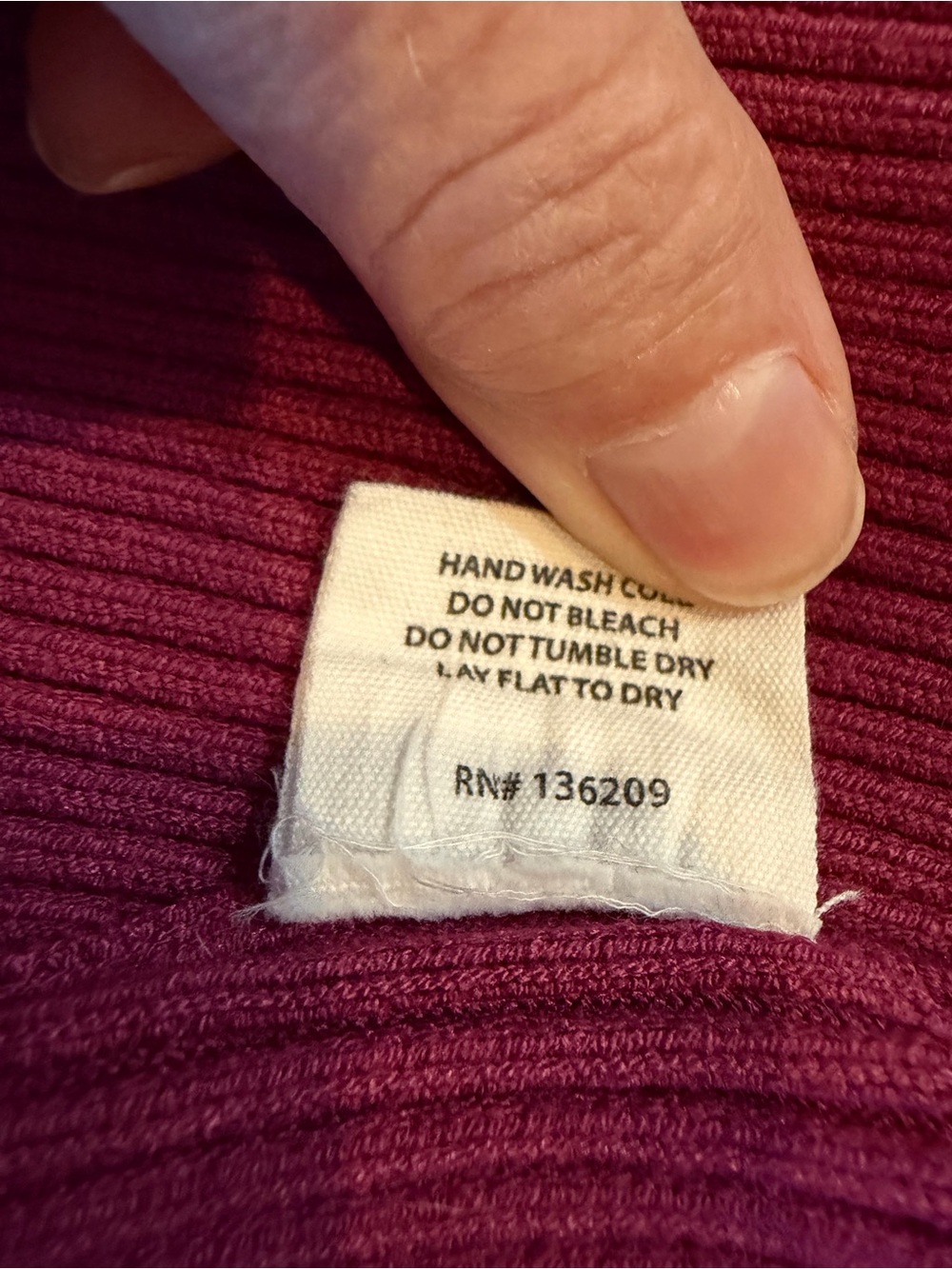 HATCH Raspberry Ribbed Mock Neck Maternity Sweater Dress Size 1 Small - Picture 6 of 7